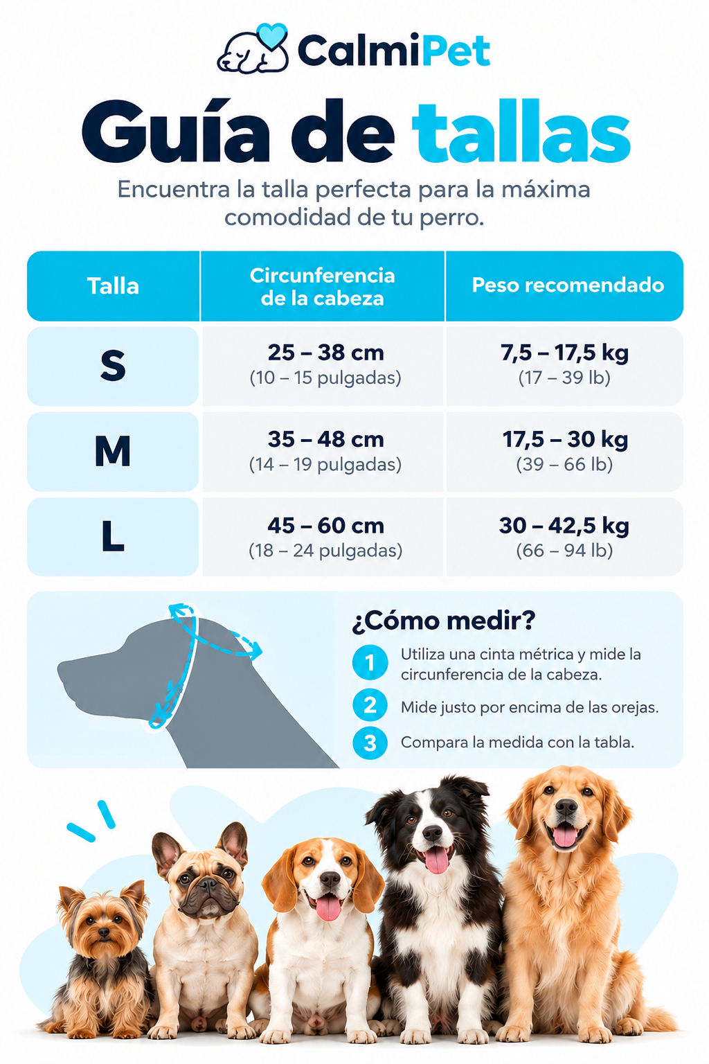Orejeras calmantes antiruido para perros